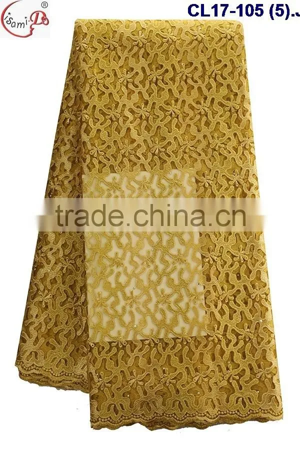 Chowleedee CL17-105 Royal blue tulle french lace fabric,top quality french lace material for dress