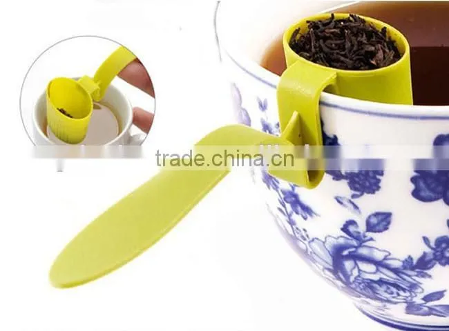 Plastic Tea Spoon with Clip,Tea Strainer,Tea Infuser Spoon