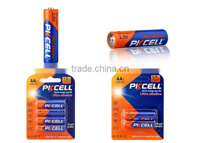 High Quality 1.5V AA LR6 AM-3 Super Alkaline battery