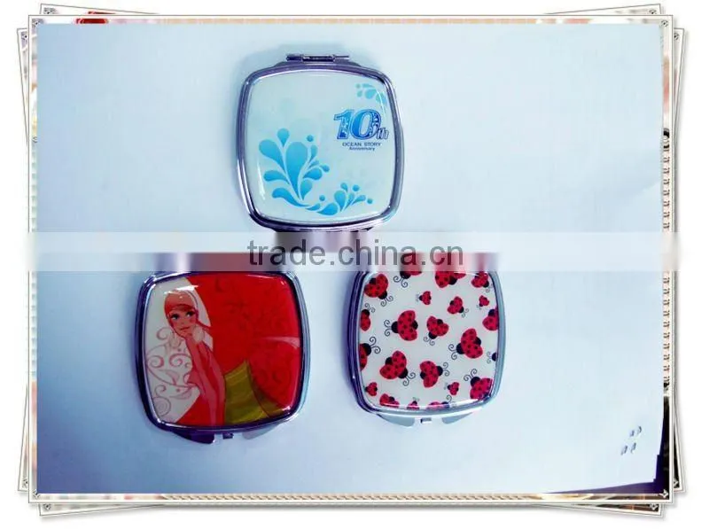 metal compact mirror