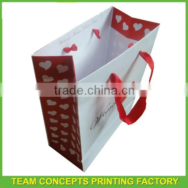 Cheap price custom paper bag with handle