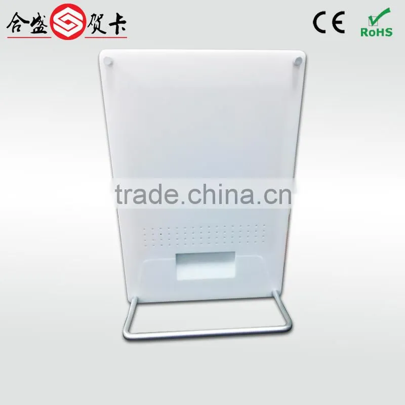 artificial handmade 7inch lcd brochure display stand ,lcd brochure display ,video display