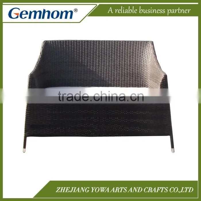 Aluminium frame flat rattan furniture sale online