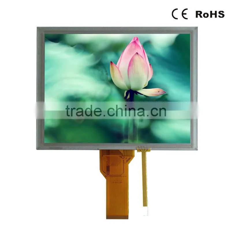 8" inch display 800x600 pixel TFT touch panel RGB interface 50 pins connector
