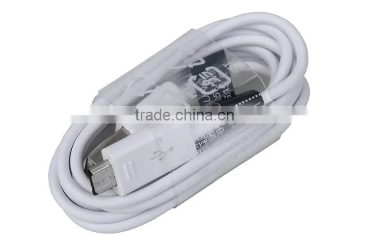 100% original EP-DG925UWE mobile micro 1.2m white usb data cable for samsung