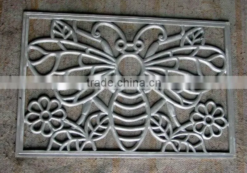 cast iron personalized doormat