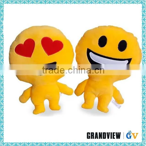 Fashinable Plush Pillow Emoji /Top Quality PP Cotton Soft Emoji Doll For Kid