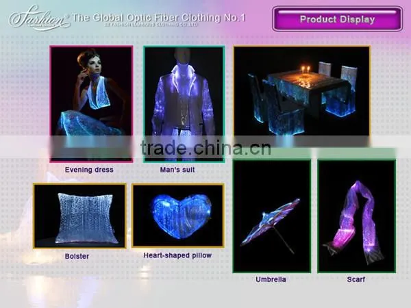 luminous clothing fiber optic light luminous hall curtains