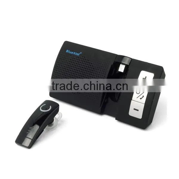 2014 shenzhen handsfree car kit speaker Phone, Handsfree Car Kit with speaker car charger, Noise Cancelling Bluetooth Car Kit