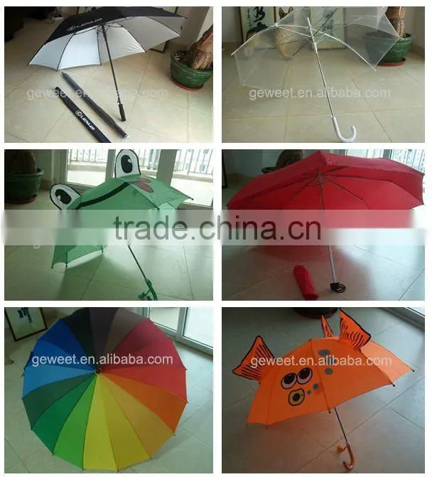 promotional poe transparent parasol umbrella