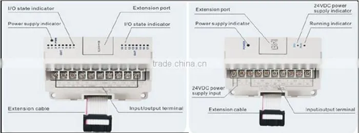 AC/DC output 16 I/O PLC I/O extension module for air compressor