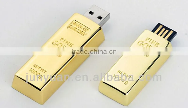 golden bar USB flash disk