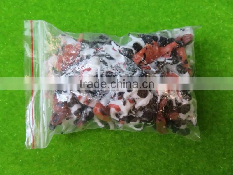 model figure, model animals, scale animals for Z scale, plastic building resin farm cow for 1/150