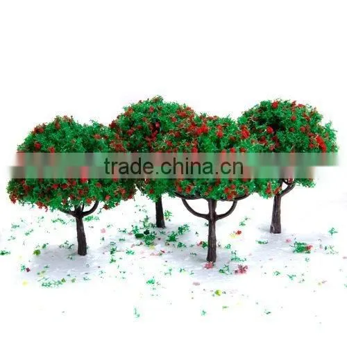 Scale plastic model tree, architecture round model tree , miniature scale trees, building model tree for HO scale,MT-41