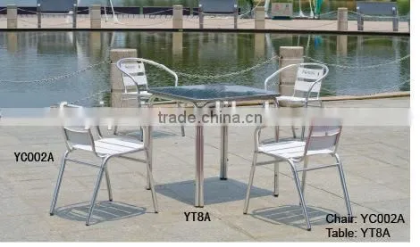 new design promotion steel cafe table for sale YT8A