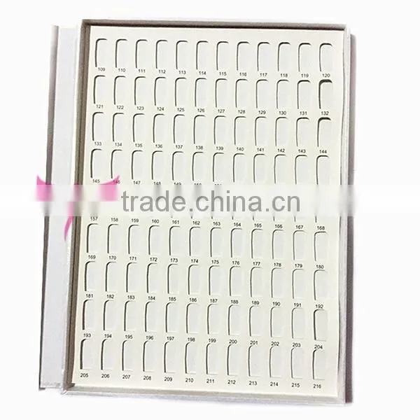 120 216 colors nail gel color card,gel polish color display book