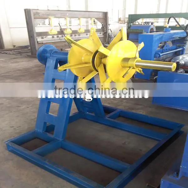 5 T hydraulic uncoil machine for roll forming machine