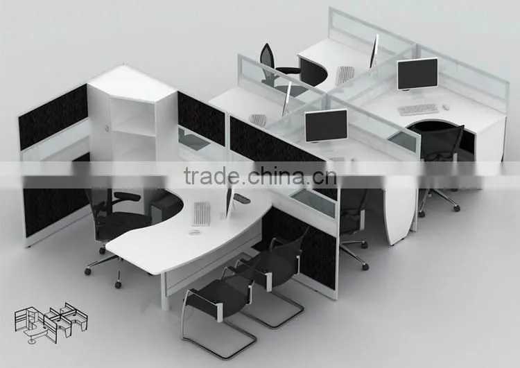 Competitive price High-ranking office wood partition