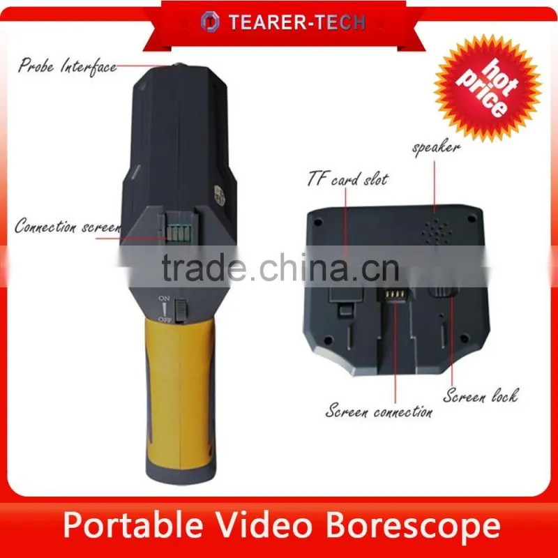 China supplier HT-660 Flexible waterproof video borescope snake camera