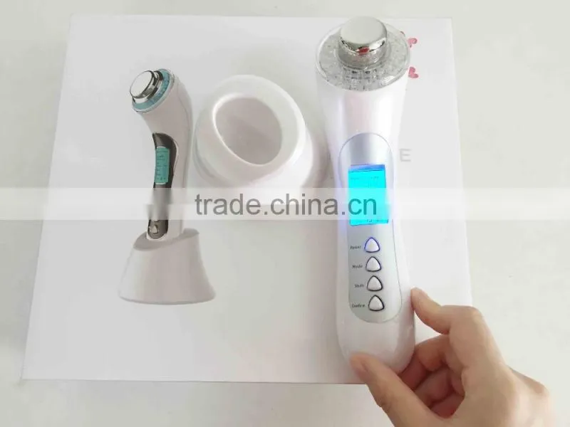 2016 hot! Multifunction portable ultrasonic photon beauty machine for home use