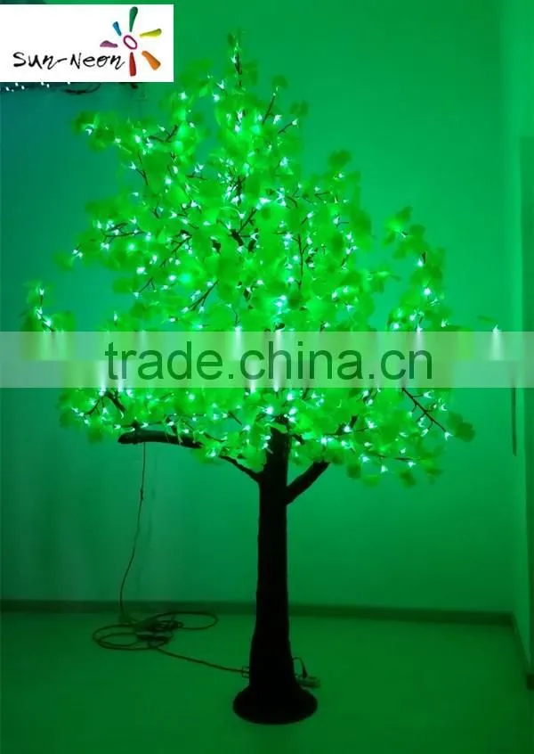 Outdoor decoration nature ginkgo led tree lights outdoor hanging tree light outdoor tree up lights