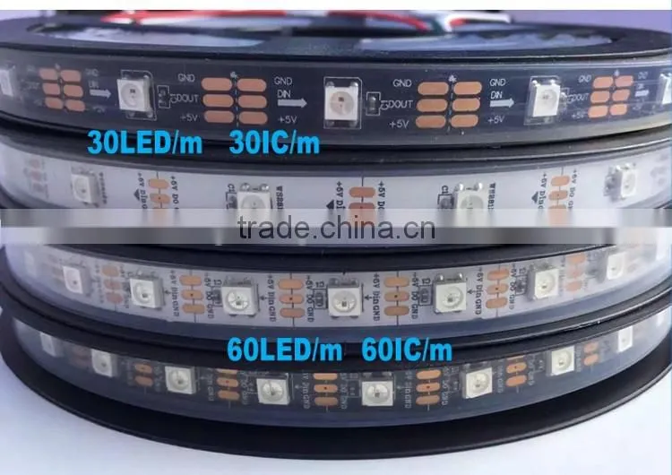 WS2812B addressable smart led pixel strip tape dc5v 30/60/144led/m