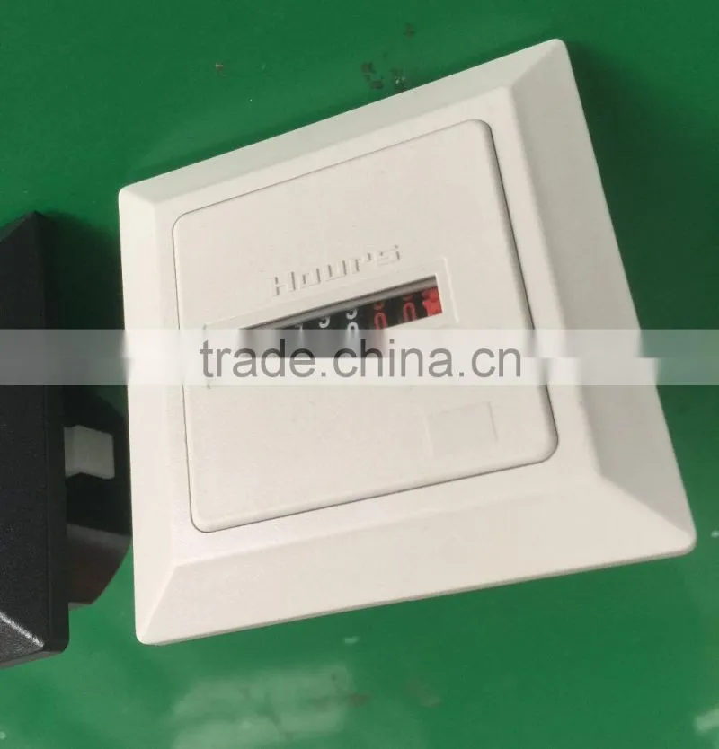 2015 Hot sale Black color HM-1 Hour Meter With Frame AC220V 50Hz 48*48mm 72*72mm