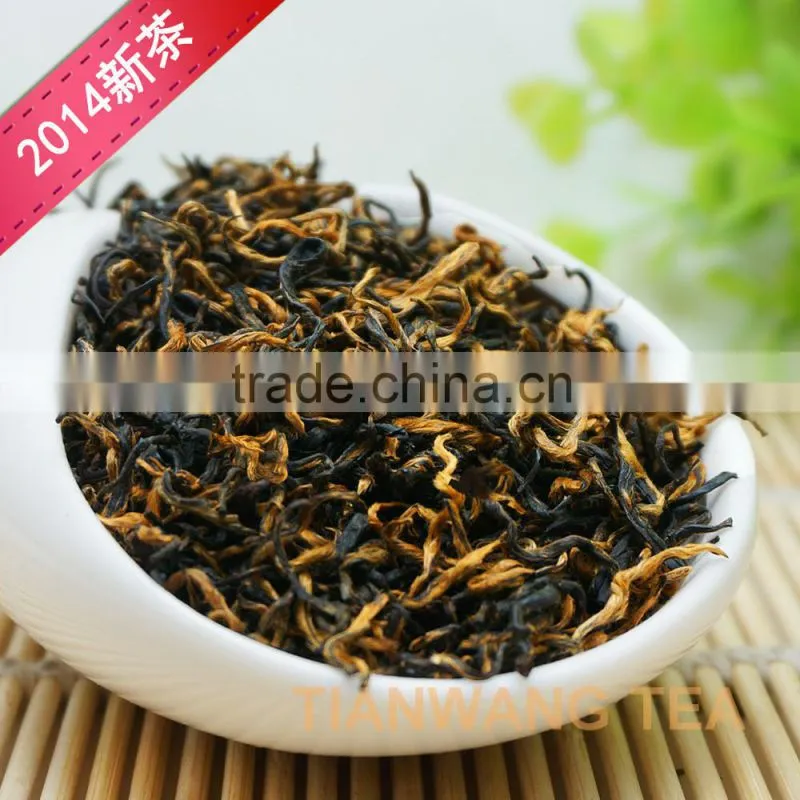 Wuyi high mountain best quality thin leaf black tea jinjunmei