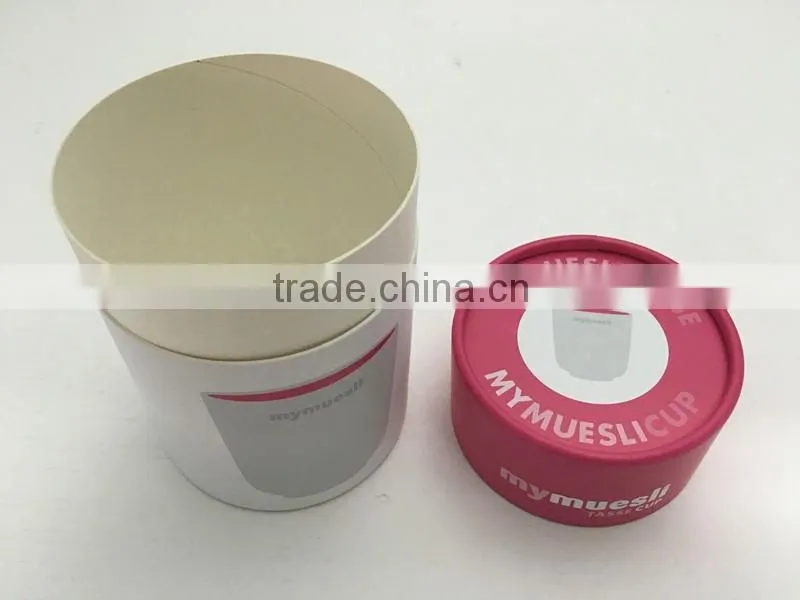 Custom food grade paper box cylinder packaging box