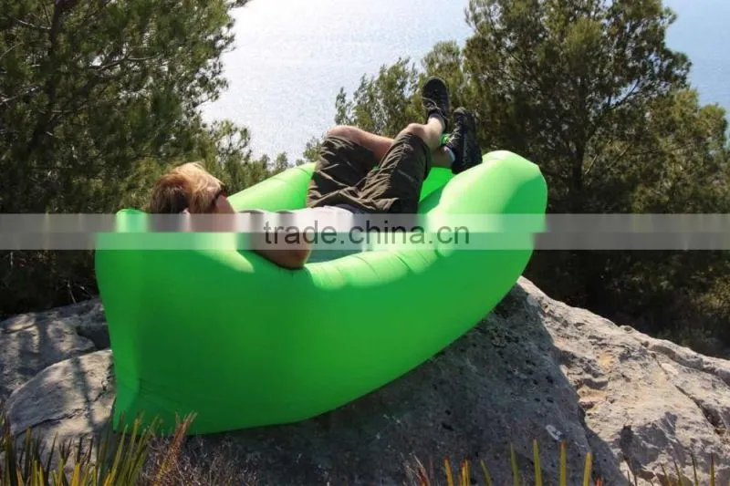 TPU coating High quality lamzac hangout inflatable sleeping bag