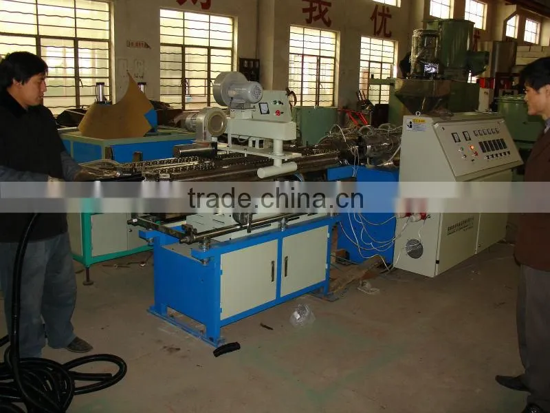 High quality PE Single wall Corrugated Pipe making machine