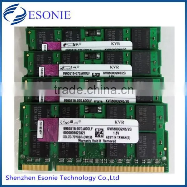Wholesale price laptop ram memory ddr2 2gb 800mhz pc6400 original chips