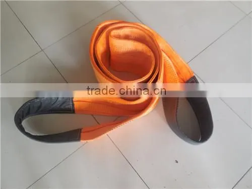 lifting tools flat 100% polyester duplex web sling belt polyester webbing