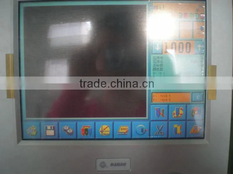 1000rpm high speed double sequin computerized embroidery machine