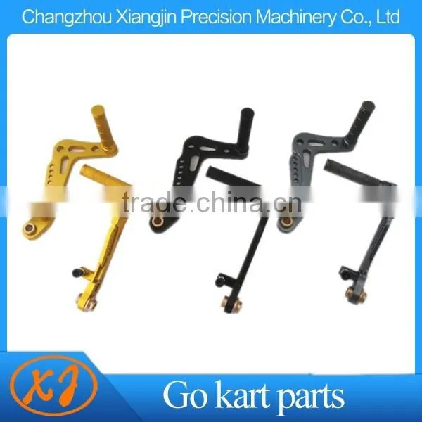 NEW !! Aluminum Racing go kart pedals Gold Anodized