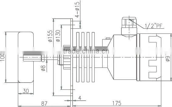 High temperature Rotary Paddle Level Switch