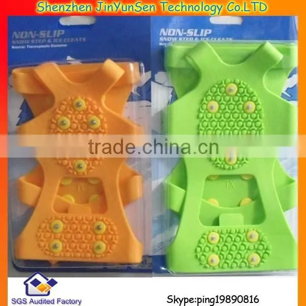 rubber safety overshoes Anti Slip Ice Spikers for safer walking
