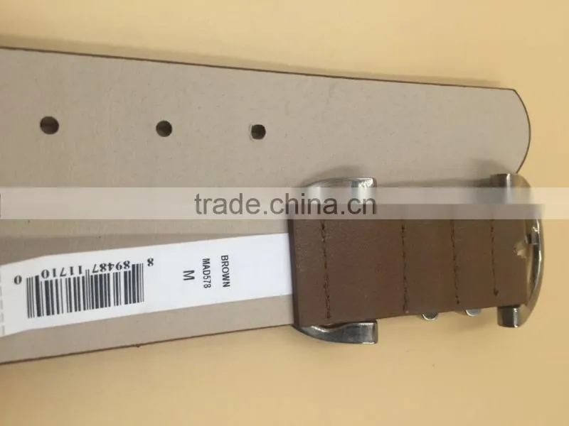 Hot sale lady PU belts with metal loop for garments