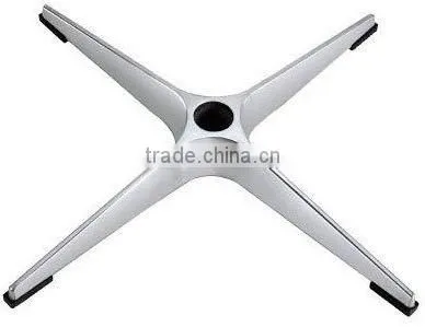 bw high quality aluminum alloy four star chair base/4-star aluminum chair base /swivel chair base for recliner in furniture leg