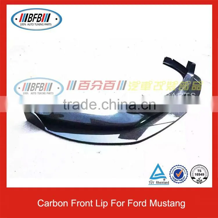 Carbon Fiber Front Bumper Lip for Ford Mustang 2015