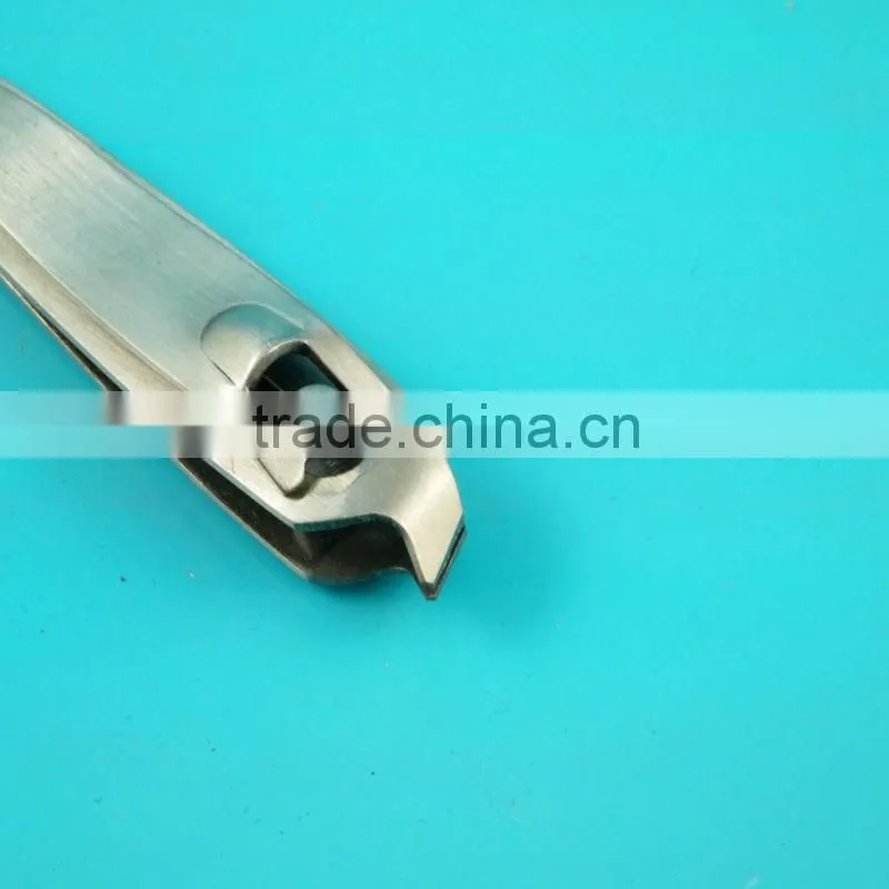 Matt finished stainless steel slant nail clipper