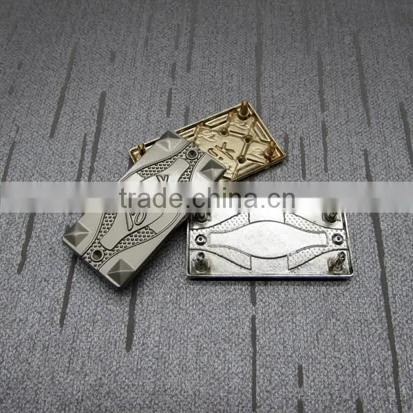 Different Color Handle Metal Plate For Bag