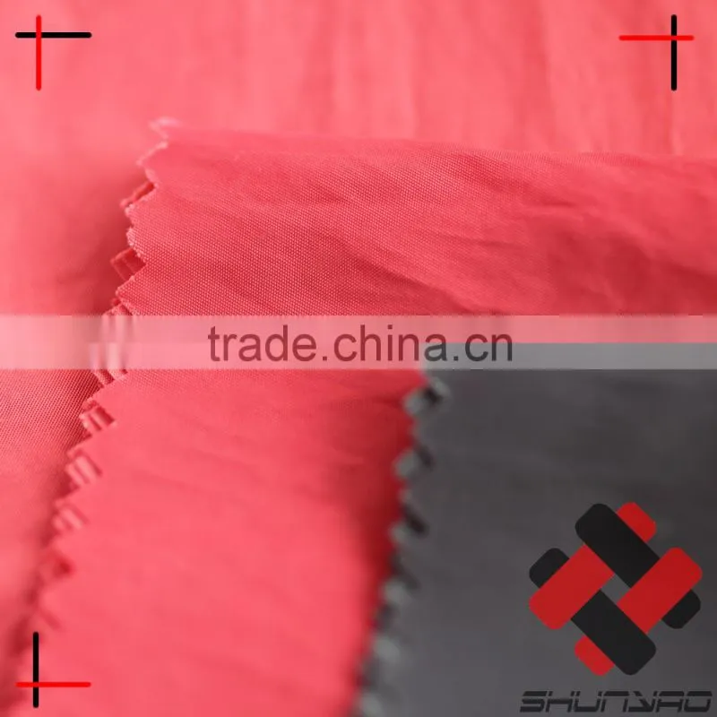430T twill Polyester nylon blend fabric polyamide pongee crepe for coat winter jacket