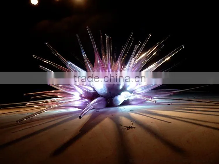 hand blown glass wall decoration XO-20150702&Murano glass chandelier from famous Chinese glass artist Mr Ou
