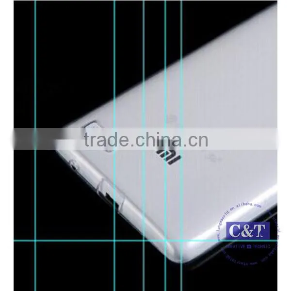C&T Gel Jelly Flexible Clear Back Cover Skin for xiaomi redmi note case