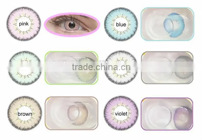 SOUTH KOREA EOS Briller pink contact lenses contact lens