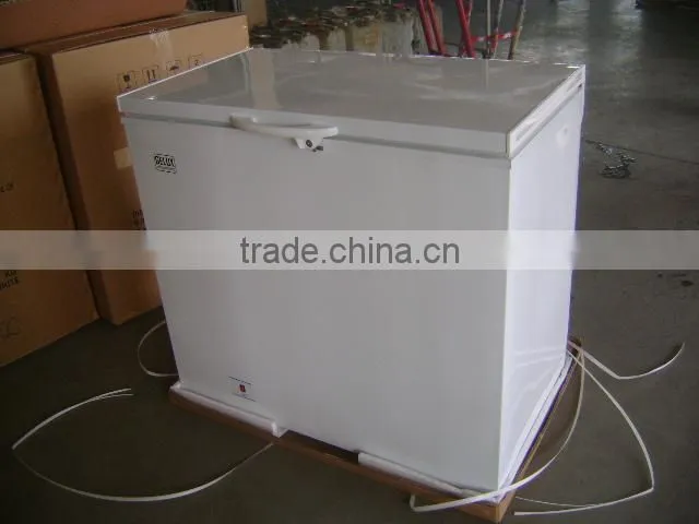 Domestic Top Open solid Door gas absorption propane chest deep freezers