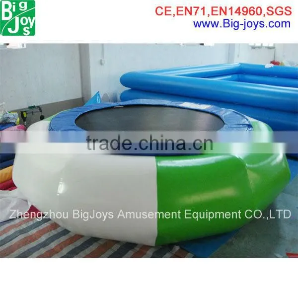 3m/5m diameter inflatable sea trampoline for sale, floating trampoline inflatable