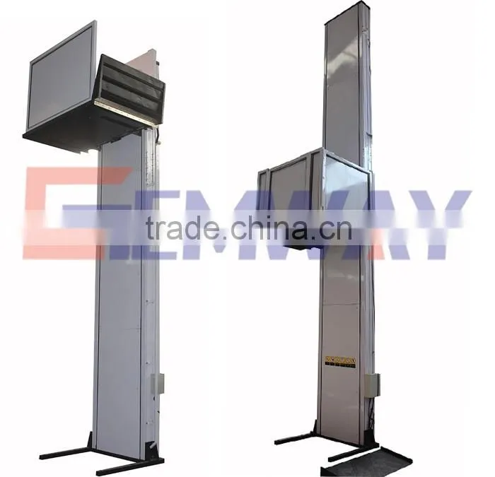 Vertical hydraulic handicap wheelchair lifts price