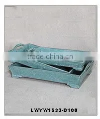 Rustic durable antique basket for garden